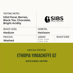Ethiopia Yirgacheffe G2 (100% Arabica) - Freshly Roasted Coffee