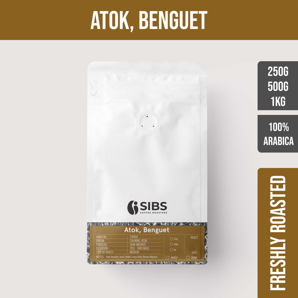 Atok Benguet (100% Arabica) - Freshly Roasted Coffee