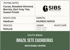 Brazil Sete Cachoeiras (100% Arabica) - Freshly Roasted Coffee