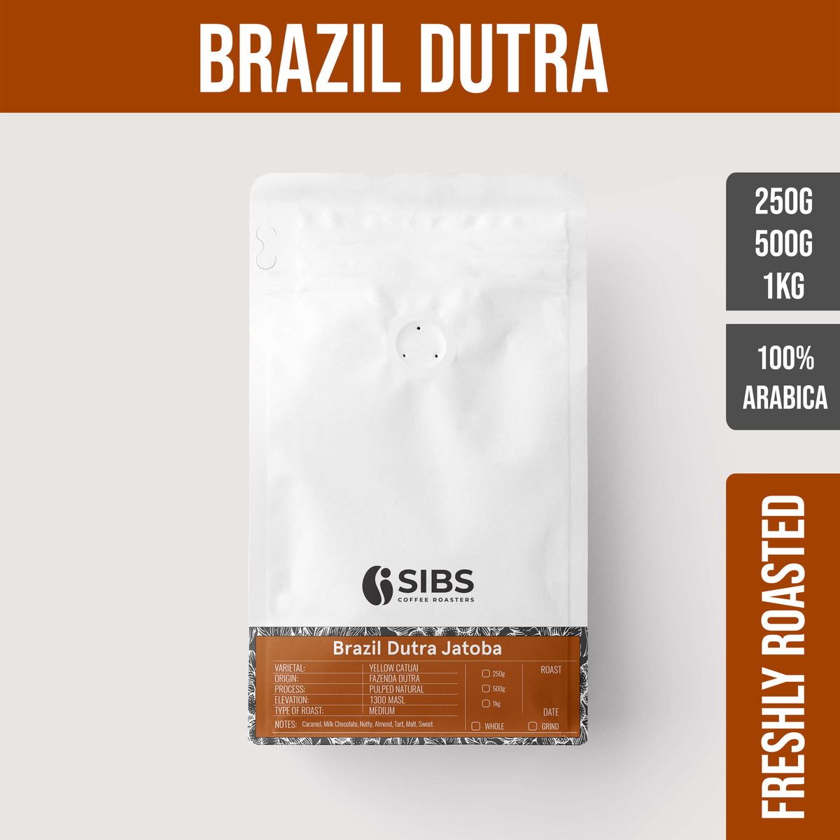 Brazil Dutra (100% Arabica) - Freshly Roasted Coffee