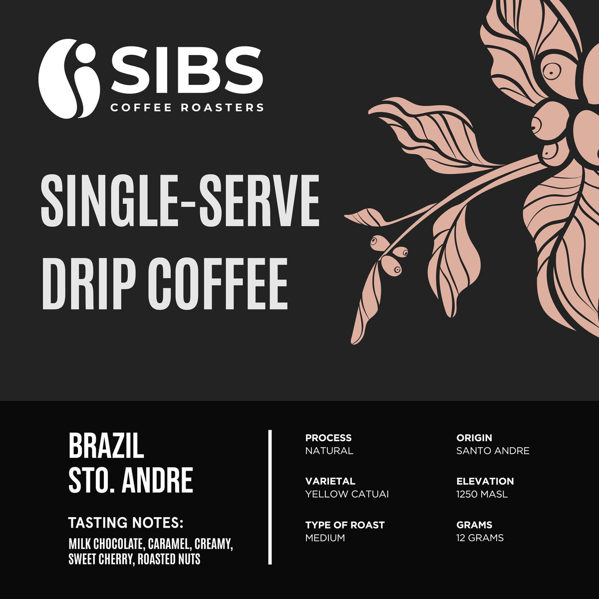 Single-serve Drip Coffee Sibs Varieties (set of 12grams 7x Drip)