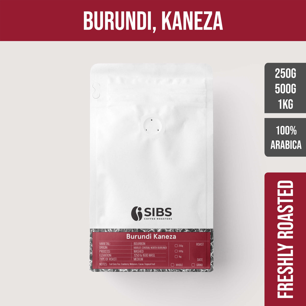 Burundi Kaneza (100% Arabica) - Freshly Roasted Coffee