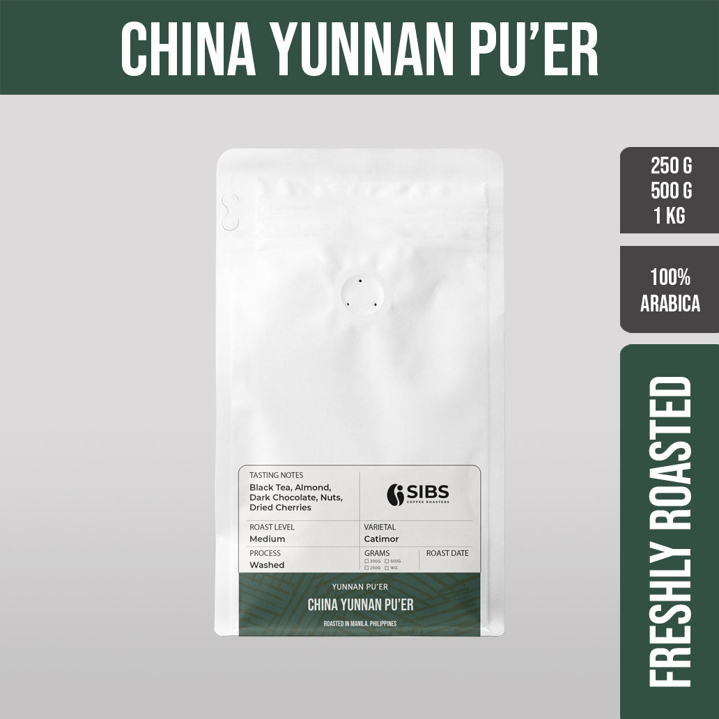 China Yunnan Pu'er (100% Arabica) - Freshly Roasted Coffee