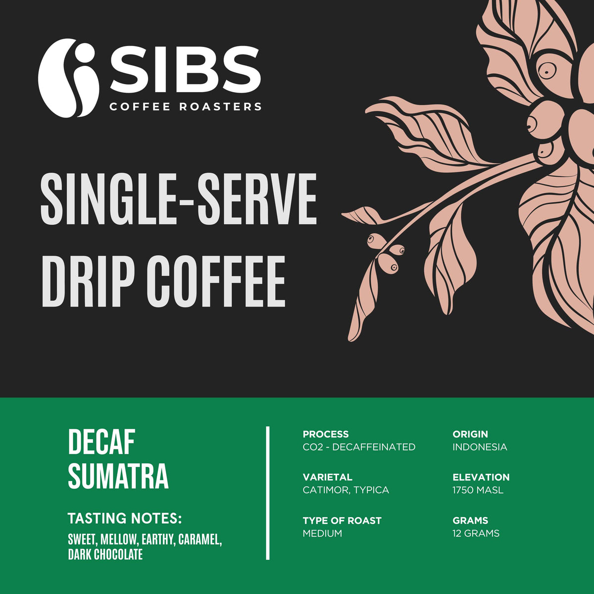 Single-serve Drip Coffee Sibs Varieties (set of 12grams 7x Drip)