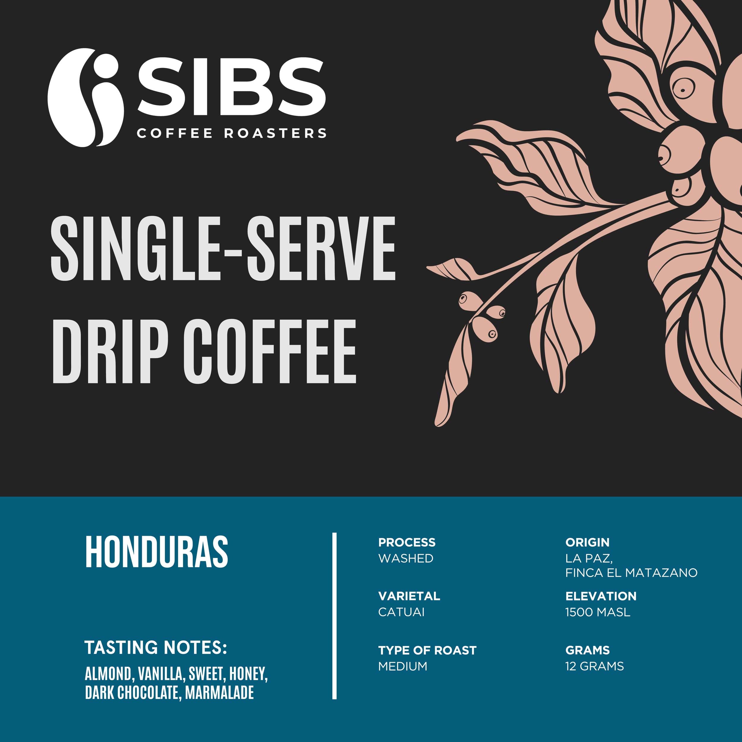 Single-serve Drip Coffee Sibs Varieties (set of 12grams 7x Drip)