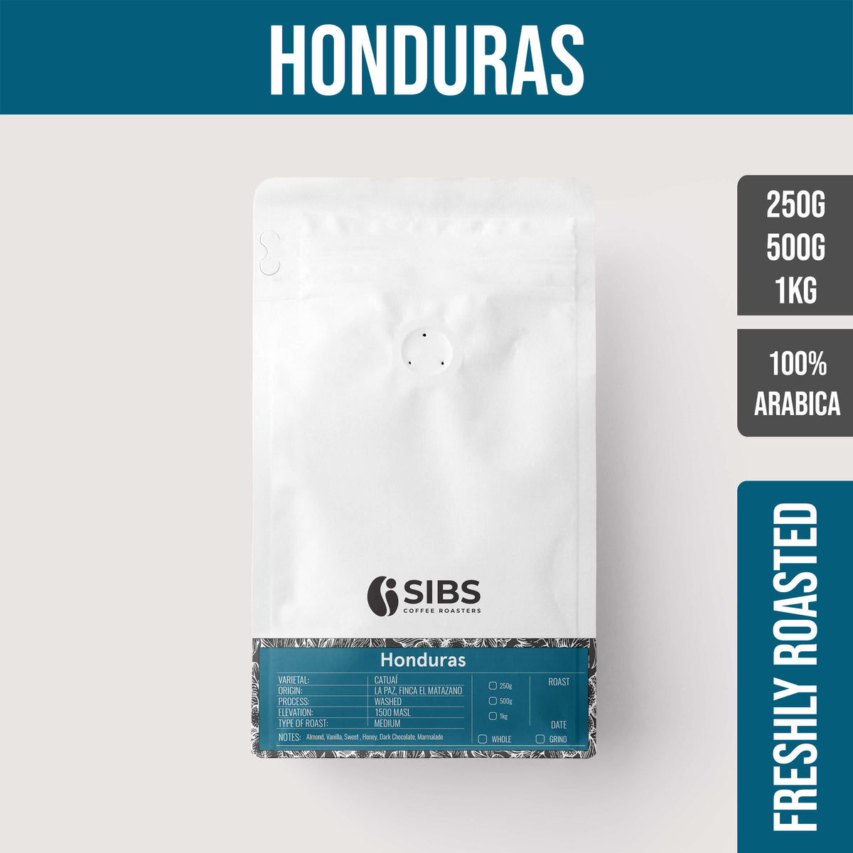 Honduras (100% Arabica) - Freshly Roasted Coffee