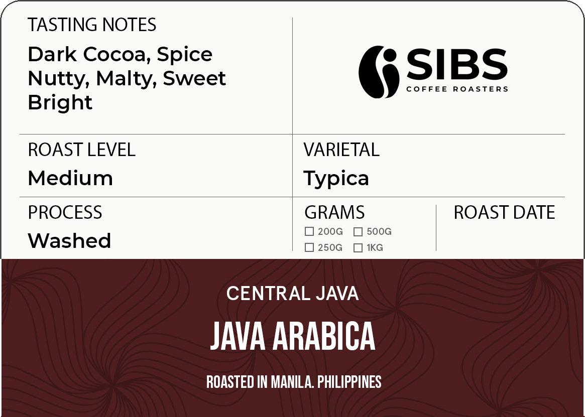 Java Arabica (100% Arabica) - Freshly Roasted Coffee