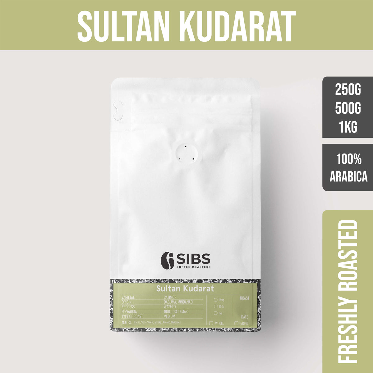 Sultan Kudarat (100% Arabica) - Freshly Roasted Coffee